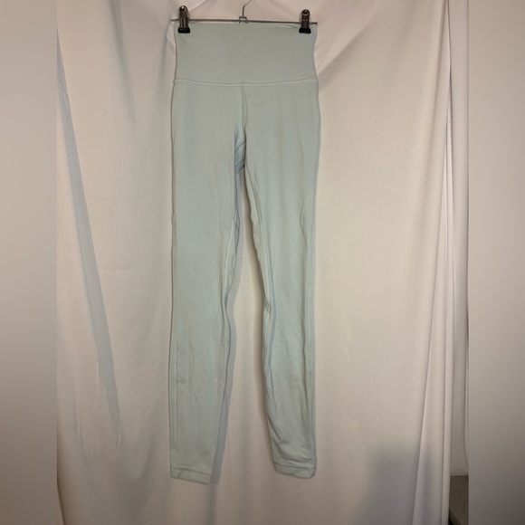 Lululemon Light Blue High-Waisted Leggings - Picture 1 of 5